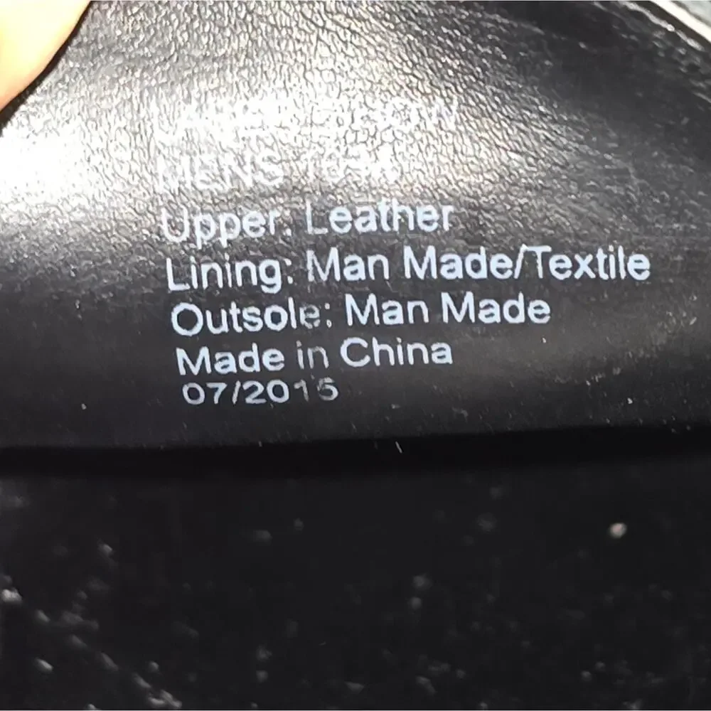 Kenneth Cole Mens Magic Place Leather Oxford Dress Shoe Black Size 10 M‎